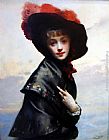 Gustave Jean Jacquet La Coquette painting